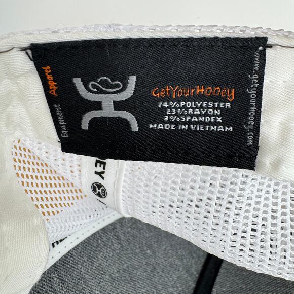 Hooey Western Original cap baseball snap back trucker hat brown yellow white - Picture 8 of 9